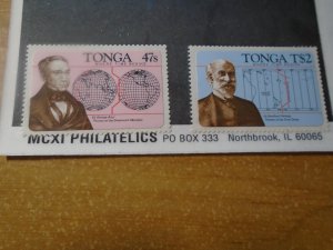 Tonga  #  586-87  MNH  Mathematics