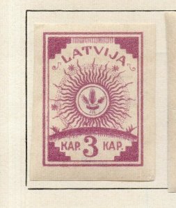Latvia 1919 Early Issue Fine Mint Hinged 3k. NW-191734