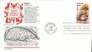 #2312 Badger Aristocrat FDC