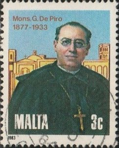 Malta, #633  Used From 1983,  CV-$0.40