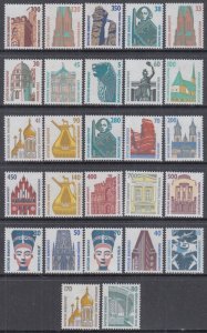 GERMANY Sc # 1515A-40A CPL MNH SET of 27 - HISTORIC SITES and OBJECTS