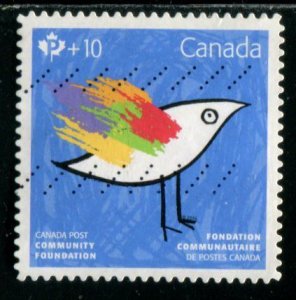 B23 Canada (85c+10) Stylized Bird SA, used