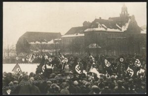 3rd Reich Germany 1923! 1st Nazi Rally Maerzfeld Munich Original  RPPC 112460