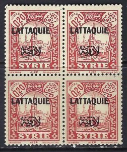 Latakia 4 MNH BLOCK OF 4 Z8855-6