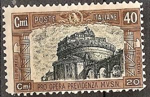 ITALY B26 MINT OG 1926 40c + 20c National Defense