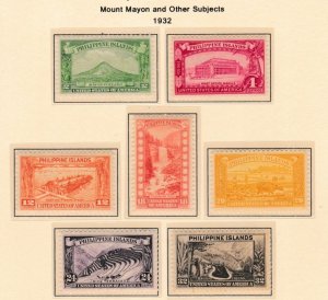 Philippines # 354-360, Pictorials, Mint Hinged, 1/2 Hinged Cat.