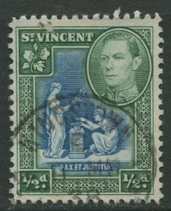 STAMP STATION PERTH St Vincent #141 KGVI Definitive Issue  FU 1938-1947