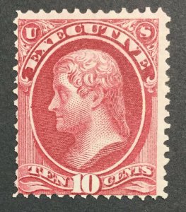 MOMEN: US STAMPS #O14 UNUSED LOT #37687