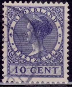 Netherlands, 1926-39, Wilhelmina III, 10c, sc#178, used
