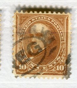 USA; 1894 early classic Presidential series issue used Shade of 10c. value