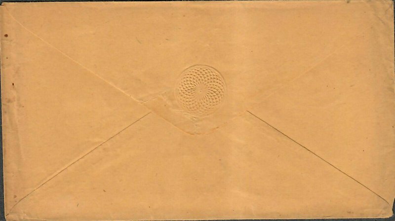 US Stampless Cover Hyde Park PA July 4 No Contents