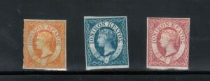 Ionian Islands #1 #2 #3 Mint Fine - Very Fine Full Original Gum Hinged