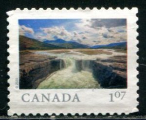 3220 Canada $1.07 Carcajou Falls SA bklt, used