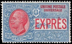 Italy - Scott E6 - Mint-Never-Hinged - Uneven Perforation Teeth