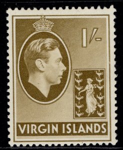 BRITISH VIRGIN ISLANDS GVI SG117, 1s olive-brown, M MINT. Cat £24. CHALKY