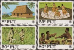 Fiji 1983 SG655-658 Commonwealth Day set MNH