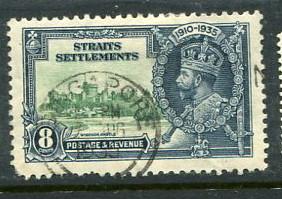 Straits Settlements #214 Used