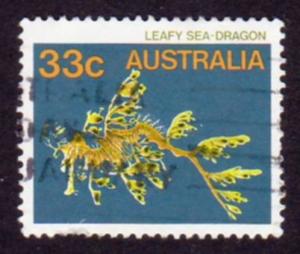 Australia 1985 Sc#909, SG#926 33c Sea Dragon Marine Life USED