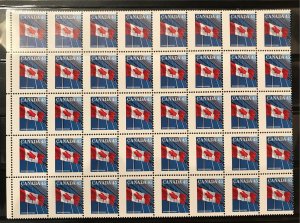 Canada #1362 Block of 40- NH Bad shift Variety ERROR C$800.00