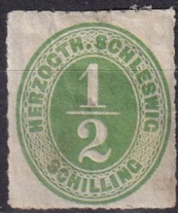 Schleswig-Holstein #10 F-VF Unused CV $32.50 (Z1411)