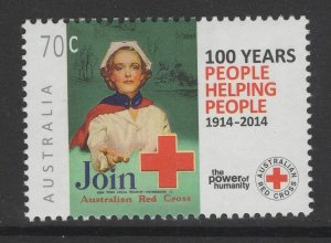 AUSTRALIA SG4173 2014 CENTENARY OF THE AUSTRAIAN RED CROSS MNH