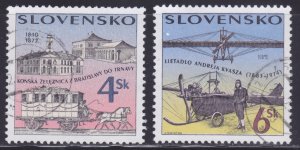Slovakia, 1996, Technical History , Mi#265-6, used,++