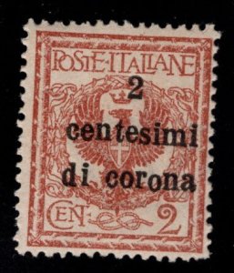 Austria Italian occupation of Triest Scott N65 MH* stamp from 1919  set