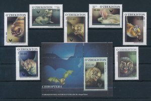 [111714] Uzbekistan (2000) 2001 Wild life bats  MNH