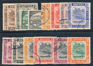 BRUNEI 62-75 USED, PRETTY SET