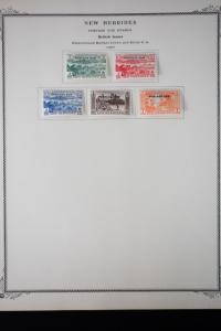 British New Hebrides Early to Mid-1900's Stamp Collection
