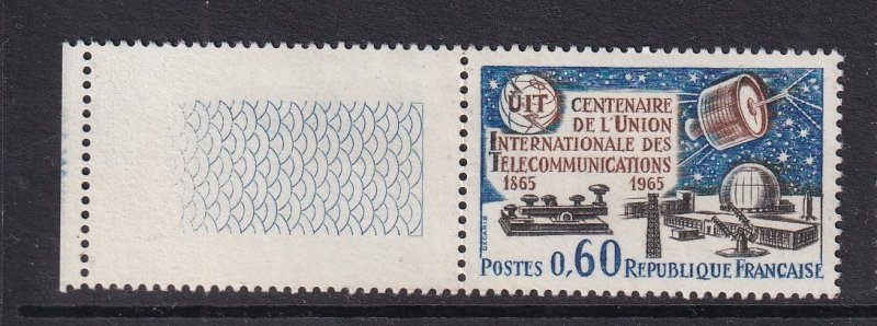 France  #1122  MNH 1965  ITU centenary