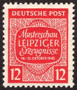 1945, Germany, West Saxony, 12pf, MH, Sc 14N14