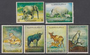 Ajman MI 1405-1410 Animals MNH VF