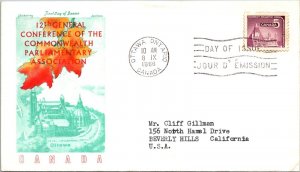 Canada 1966 FDC - The Commonwealth Parliamentary Assoc  - Ottawa, Ont - J3913