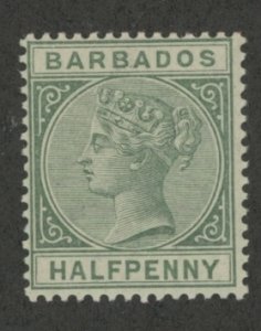 Barbados #60 Unused Single