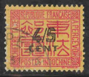 French Indo-China Scott J59 Used postage due stamp