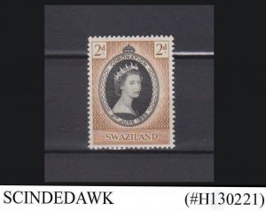 SWAZILAND - 1953  QEII CORONATION - 1V - MINT NH