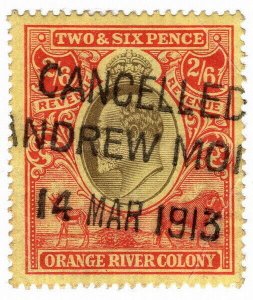 (I.B) Orange River Colony Revenue : Duty Stamp 2/6d