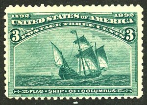 U.S. #232 MINT OG NH