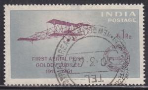 India 338 Golden Jubilee, First Air Mail Flight 1961