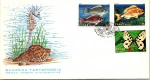 Greece FDC 1981 - Aquatic Animals - Aohnai - F29417