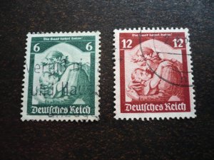 Stamps - Germany - Scott# 449-450 - Used Part Set of 2 Stamps