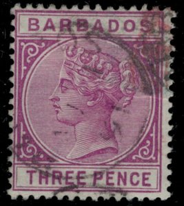 Barbados #63a  CV $50.00