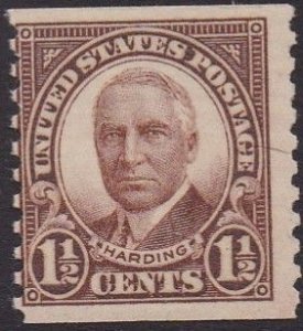 686 Harding Coil MNH