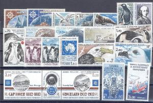 FRENCH SOUTHERN & ANTARCTIC TERRITORIES 30 DIFFERENT NH