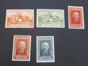 Spain 1930 Sc C43-7 set MH