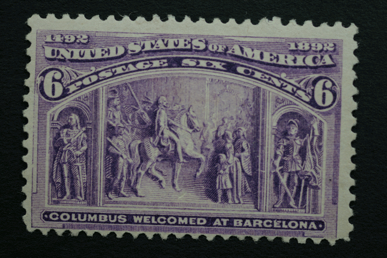 United States #235 6 Cent Columbian 1893 MNH
