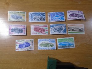 Monaco  #  980-90  MNH