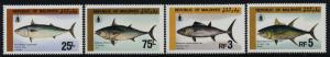 Maldives 1130-4 MNH Fish, Fishing Boats