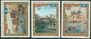 Gabon #C123-C125  Single (Complete Set) (Art) (Paintings)